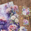 Pack of 4 Rose Pattern Phone Stickers-Midsummer Blue Rose 5