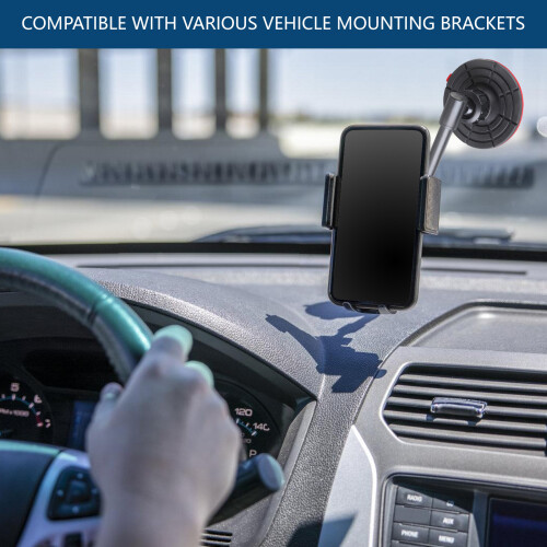 Heavy Duty Secure Dashboard Installation Base For 17mm-12.5cm 2