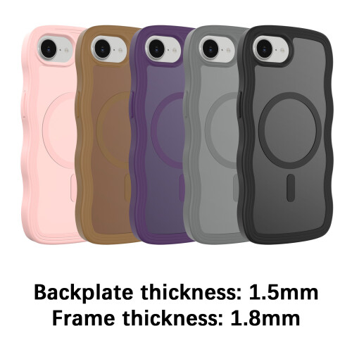 Soft Touching Plastic Case Full Wraparound Protective-Black  16 1