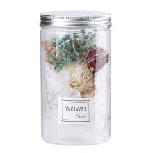 Flores preservadas hechas a mano en cúpula de cristal, regalo único para mujeres con arreglos florales secos decorativos, perfecto para