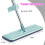 Innovative Cleaning Solution, Large Flat Mop with Self Wringing Capability, Effective Cleaning System, Stainless Steel Long Handle, Quick-Drying Mats, 2