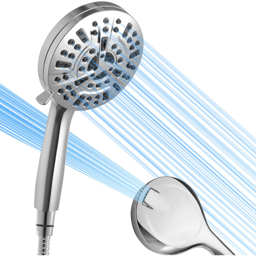 Artisanal High-Pressure Handheld Showerhead, Lifetime Limited Warranty, Self-Cleaning Nozzles For Effortless Maintenance, Upgraded Internal Structure 9436597835540