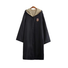 (Adulte-XXL) Cape d'Halloween - Costume Harry Potter - Robe et Cape - Cosplay - Poufsouffle - Adulte et Enfant - Unisexe