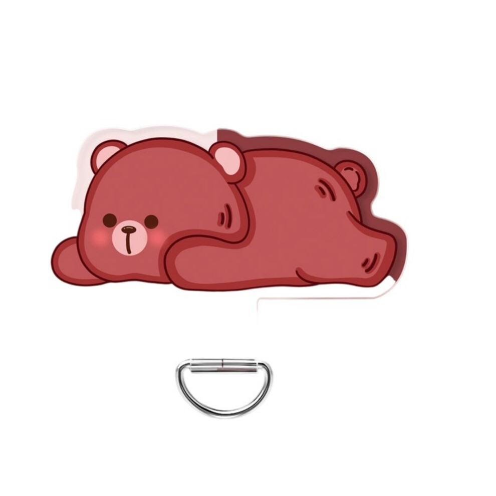 Lovely Animal Phone Charm Holder Removable Lanyard- Red 7704000466370