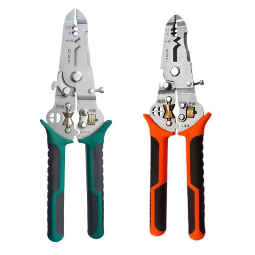 Multifunction Wire Stripper Electricians Cable Cutting-Orange 1