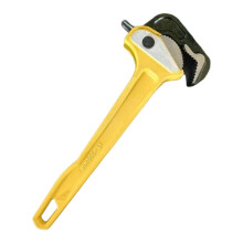 Quick Action Ratchet Water Pipe Wrench-Yellow 12 inches