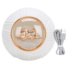 Essensiell oljediffuser for aromaterapidiffusere til hjemmet, 500 ml kjølig tåkefukter med 7-fargers LED-lys, myk nattlampe, USB-lading, sikkerhet,