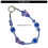 Chaîne perlée faite à la main, bijoux pour téléphone-Violet 4