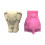 Elephant Silicone Flower Pots Mold Concrete Candlesticks Pen 1