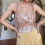 Handcrafted Acrylic Circles Body Chain with Delicate Waterdrop 2