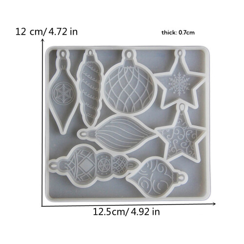 Unique Marine Creature Shaped Stone Making Mold Resin Pendant 2