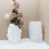 DIY Planter Vase Mould Leaf Pattern Cements Molds Silicone 7