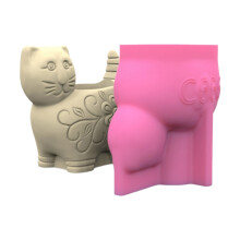 Concrete Mold Cat Shaped Silicone Vase Molds Perfect Gift for