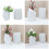 DIY Planter Vase Mould Leaf Pattern Cements Molds Silicone 2