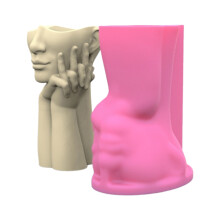 Moule créatif en Silicone pour Pots de fleurs, Vase, ciment,