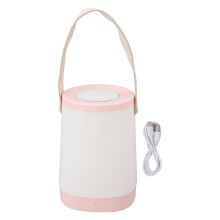 Luz noturna infantil, iluminação externa recarregável para pátio e jardim, caixa de som portátil de alta fidelidade com alto-falante de 5 W de