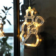 Festive Interior Decor Lights, Rechargeable Christmas Light Set, Battery Operated Christmas Silhouette Lights for LED Christmas Window Silhouettes