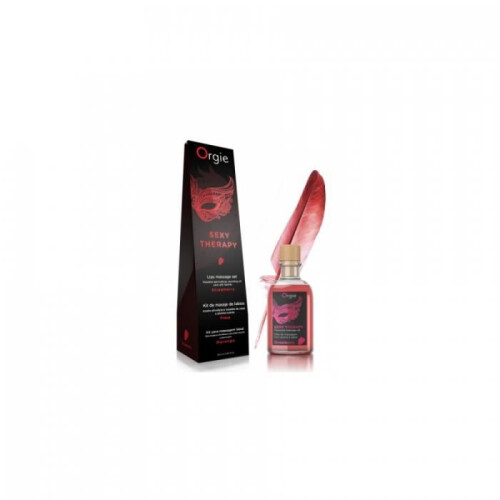 ORGIE - LIPS MASSAGE STRAWBERRY KISSABLE MASSAGE SET 100 ML