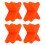 Portable Flooring Alignment Tool Plastic Deck-orange color 1