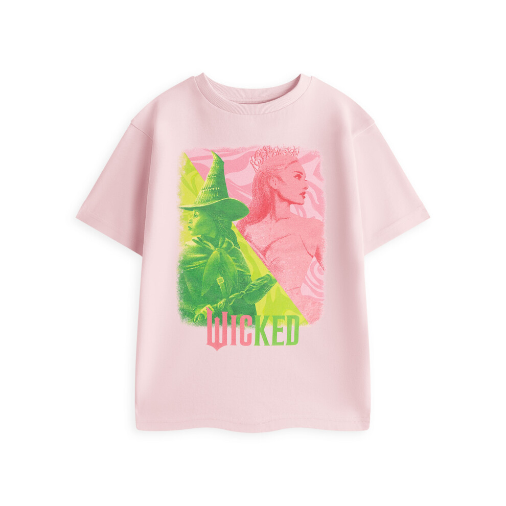 Wicked Girls Pink (13-14 Years) Short Sleeved T-Shirt (S )