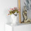Human Face Shape Cements Molds Flower Holder Molds Suitable for 4