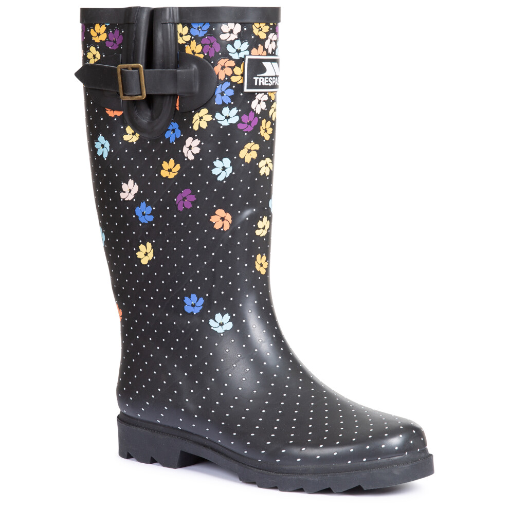 Trespass Women's Printed Wellies Samira Pink Size 5 - Image 2