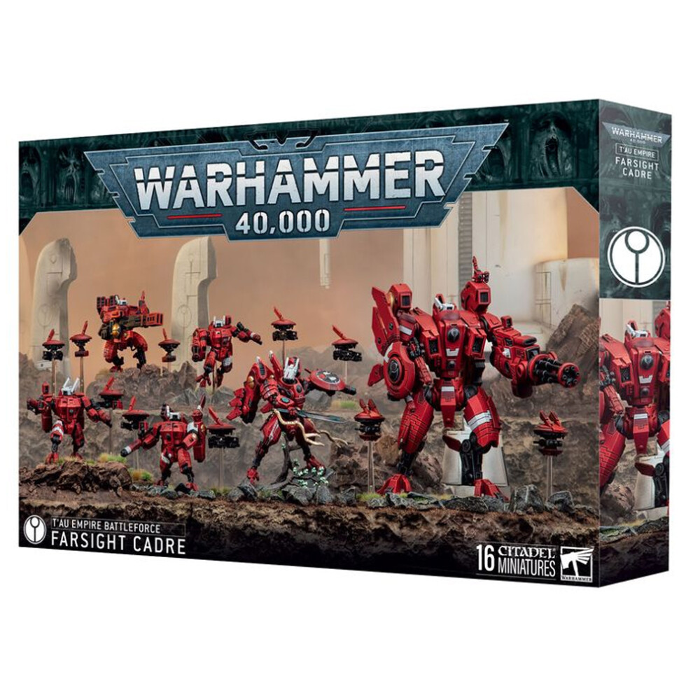 Warhammer 40K Games Workshop T'au Empire: Farsight Cadre Battleforce Box - Tabletop Miniatures Wargame