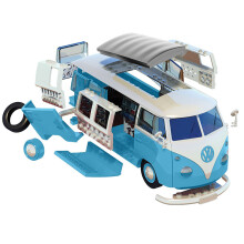 Airfix J6024 Quick Build VW Camper Van Model Vehicle Toy, Blue