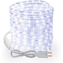 Tilslutbar dekorativ belysning, superklare LED-slyngelys, fleksibel, vandtæt til indendørs og udendørs brug, nem installation, UV-resistent,