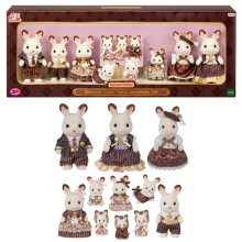 Sylvanian Families Chocolate Rabbit Family Anniversary Set - Board Game
