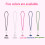 Phone Lanyard USB C Fast Charging Cable Crossbody-White 4