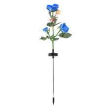 Realistische künstliche Blumen, solarbetriebene Dekorationsleuchten, energiesparende Solarleuchten, wasserdichte Außenleuchten mit automatischer