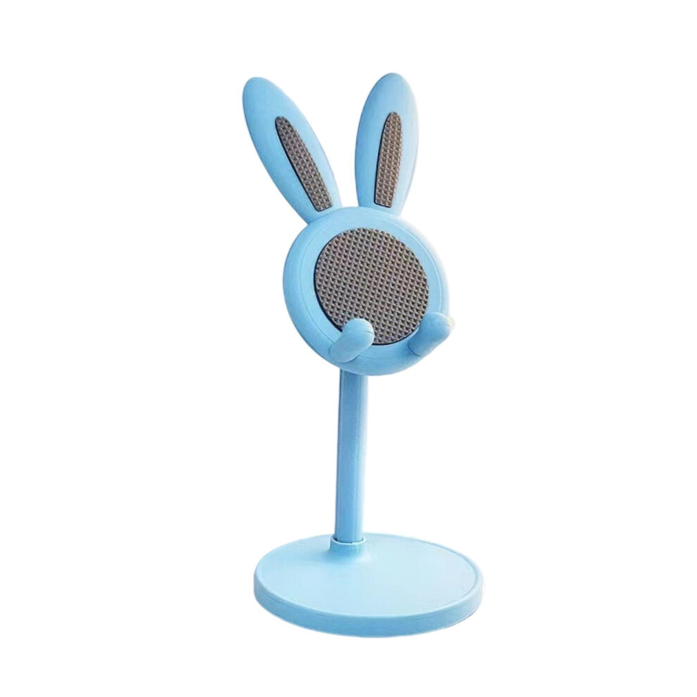 Desktop Phone Stand Foldable Space Saving Plastic Phone- Blue 7704000467179