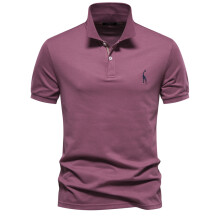 Men's Clothing  Classic  Brand Men's Polo Shirts Cotton Polo Shirts for Men Short Sleeve High Quantity Solid Polo Men
