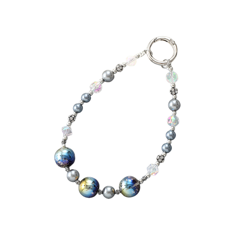 Artisans Stable Beaded Phone Lanyard-Starry Sky Bead Pend 7704000467049