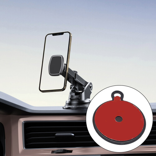 Car Dashboard Adhesive Disc Mounting Base For-75mm diameter 1