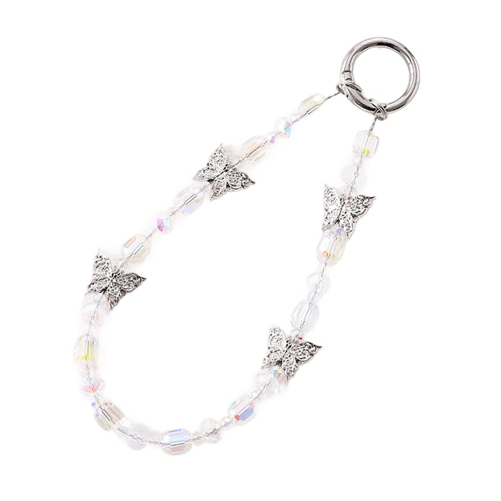 Handmade Beaded Phone Chain Pendant Telephone Lanyard-A B 7704000463355
