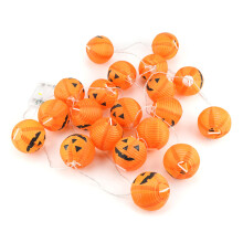 Očarujúce halloweenske tekvicové lampióny, 2,4 m energeticky úsporné dekoratívne reťazové svetielka, ideálne na vnútorné, vonkajšie