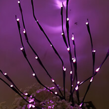 Waterproof LED Lighted Willow Branches for DIY Crafting Projects, Battery Operated Indoor Outdoor Decorative Twig Lights with IP44 Protection, Easy to