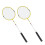 Badmintonschläger, Eisenlegierung, Nylon, 5