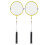 Badmintonschläger, Eisenlegierung, Nylon, 2