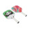 2 Stück Pickleball-Schläger, Fiberglas-Oberfläche, 9