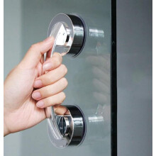 Maniglia a ventosa per porta scorrevole in vetro, maniglia portatile con ventosa e forte forza di presa, facile da installare, riutilizzabile, senza