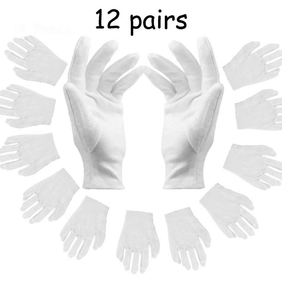 Durable And Reusable, Universal Use Gloves, 100% Cotton, For Optimal Dry Hands Protection, Universal Use, Washable And Re-usable, Moisturizing Night G