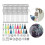 60PCS Personalized Keychain Set Beadable Motivational Keyring 2