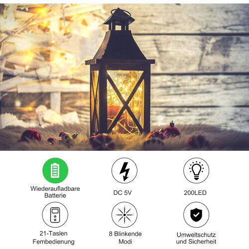 Ultra-Bright & Energy Saving LED String Lights, Convenient Memory Function Fairy String Lights For Home Garden Decoration, Comprehensive Waterproof Co 2