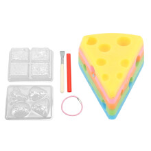 Piacere di creare gioielli fai da te, ciondoli alimentari in resina per creazioni creative, stampo in silicone antiaderente per una creazione senza