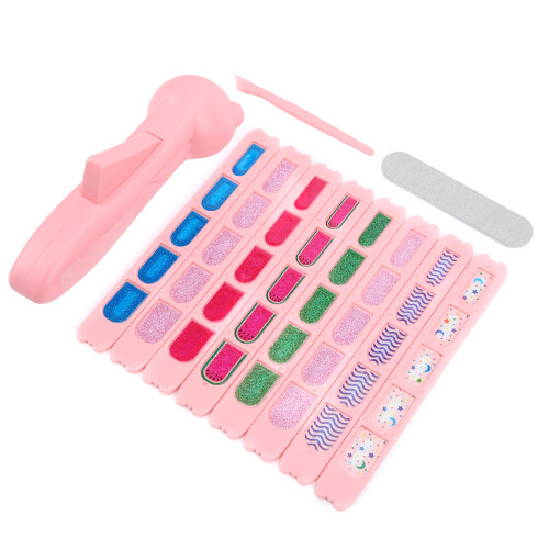 Σετ Press On Nail Art για παιδιά, μη τοξικά, χωρίς BPA για παιδιά, ακρυλικά ψεύτικα νύχια, 1