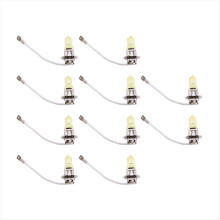 10 stuks halogeenlampen voor auto's, mistlampen, DC 12V H3 100W geel