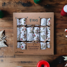 2 Packs of 6 RHS Plantable Eco Christmas Crackers